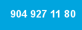 904 927 11 80 904 927 11 80